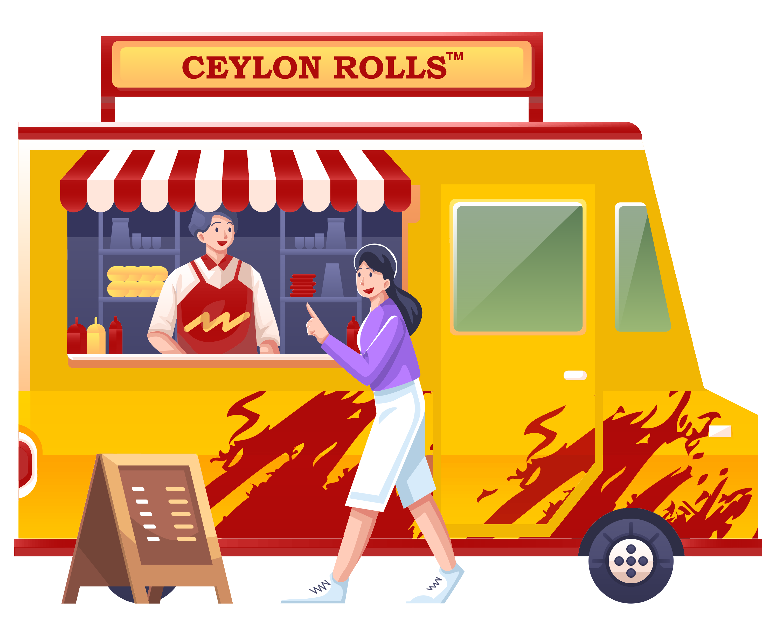 truck ceylon rolls